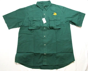 Bass Pro Shop Damen grün belüftet Outdoor Fisch Camping Mitarbeiter Shirt Größe L - Bild 1 von 15