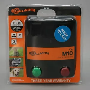 Gallagher M10 Control Area Electric Power Fence Energizer 2 Mile 10 Acre G331424 - Picture 1 of 6