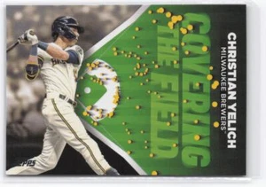 2024 Topps Christian Yelich #CTF-21 cubriendo el campo - Imagen 1 de 2