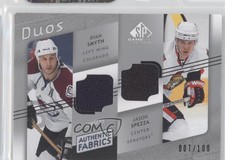 2008-09 SP Game Used Edition Authentic Fabrics Duos /100 Ryan Smyth Jason Spezza