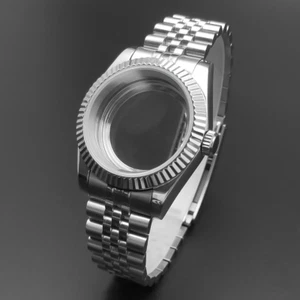 Caja de reloj de cristal de zafiro 36 mm/39 mm para hombre compatible con movimiento NH35 NH36 NH34 de moda - Imagen 1 de 18