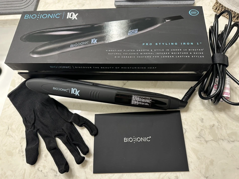 Bio Ionic 10X Pro Styling Iron 1" - Black. - Image 1 of 1
