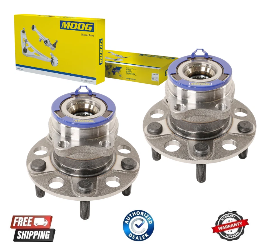 MOOG AWD Rear Wheel Bearings Hubs Assembly for 07 08 Dodge Caliber Jeep Compass - Image 1 of 1