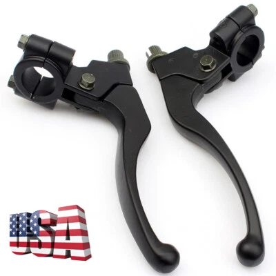 Alavanca de freio esquerda e direita embreagem poleira preta EUA para Honda CRF XL XR80 100 125 250 - Imagem 1 de 4