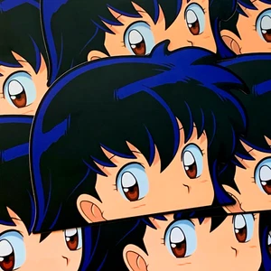 KAGOME ANIME PEEKER STICKER INUYASHA CAR DECAL - Picture 1 of 1