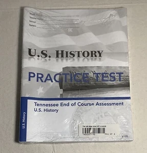 Tennessee U.S. HISTORY End of Course Assessment PRACTICE TEST Paperback - Picture 1 of 2