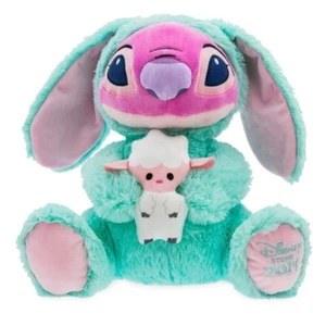 ANGEL 10" EASTER BUNNY PLUSH WITH LAMB TOY DISNEY STORE 2019 LOGO ON FOOT SOFT - Picture 1 of 2