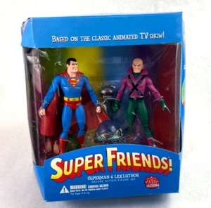 Superman and Lex Luthor Super Friends Action Figure Set NIB DC Direct 2003 - Picture 1 of 2