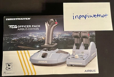 Thrustmaster TCA Officer Pack Airbus Edition Joystick Flightstick PC FREE SHIP! - Image 1 of 4