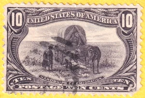 jis36 US STAMP SC# 290 10c 1898 USED 151 - Picture 1 of 2