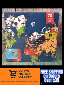 Weltkarte Puzzle - 70 Stück Puzzle - NEU - Bild 1 von 7