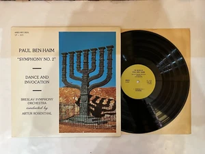 Paul Ben-Haim – Symphony No. 2 / Dance and Invocation LP- Aries Records– LP-1613 - Picture 1 of 2