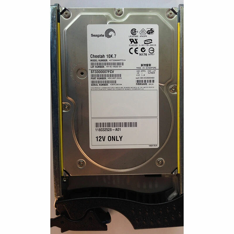 118032528-A01 - EMC 300GB 10K RPM FC 3.5" HDD for all CX4's, CX3-80, -40, -40... - Image 1 of 1