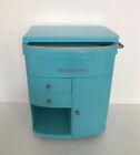 American Girl Truly Me Truly Blue Hairstyling Caddy Hair Salon Furniture