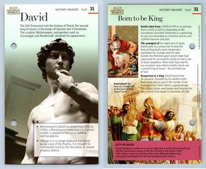 David #31 History Makers 2007 A To Z Of The Ancient World Fact Card - Picture 1 of 1