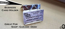 Business Card & Cell Phone Holder for Desk, Shop, Garage, Works With All Cards 