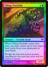 Tilling Treefolk FOIL Eventide HEAVILY PLD Green Common MAGIC MTG CARD ABUGames