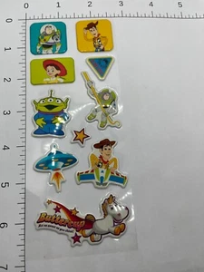 FOGLIO ADESIVO PUFFY: Disney Pixar Toy Story Buzz Woody Slinky Prosciutto Testa di Patata  - Foto 1 di 1