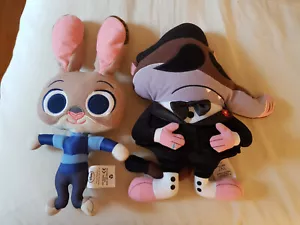 Disney Zootopia - Judy Hopps & Mr Big chibi plushes - Picture 1 of 2