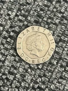 2008 Rare No Date Mule Twenty Pence Piece Undated 20p Dateless Mint Error Coin - Picture 1 of 2