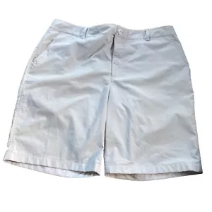 Under Armour White Nylon Performance Outdoor Chino Pockets Shorts Mens 38 Loose - Picture 1 of 9