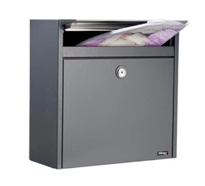 Allux 250 Briefkasten,Postkasten,Briefbox mit Sicherheitschloss in anthrazit - Bild 1 von 4