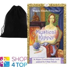 MYSTICAL KIPPER ORACLE DECK CARDS REGULA ELIZABETH FIECHTER AGM WITH VELVET BAG