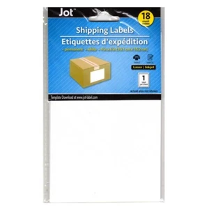 Jot 4x6 in Permanent Shipping Labels, 18-count (245723) - Picture 1 of 6