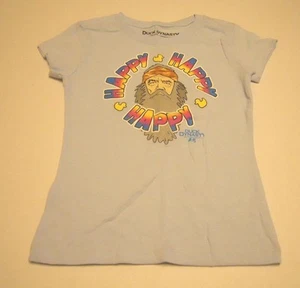 Duck Dynasty Mädchen T-Shirt Gr. S 6/7 blau Happy Happy Kinder - Bild 1 von 2