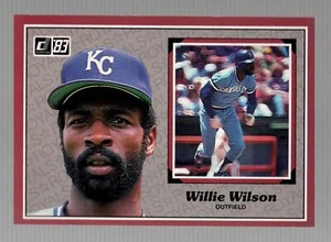 1983 Donruss Action All-Stars Willie Wilson Kansas City Royals #13 Near Mint - Picture 1 of 2