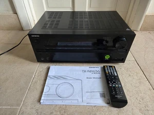Onkyo TX-NR636 7.2 AV Receiver Amplifier - WiFi/Bluetooth, Dolby Atmos, Qdeo - Picture 1 of 12