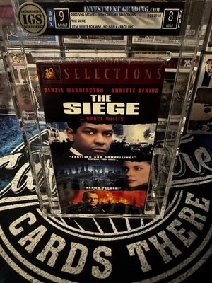 IGS graded  9 - The Siege SEALED VHS 📼  Denzel , Bruce Willis, Annette Bening - Image 1 of 4