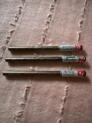 LOT OF 3 ~ Wet n Wild Color Icon Shimmer Eye Liner Pencils # 157 Copper NEW - Image 1 of 4