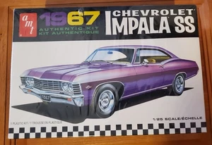 AMT 1967 Chevrolet Impala SS Model Kit 1/25 AMT 981 FACTORY SEALED - Picture 1 of 9