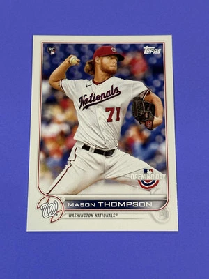 2022 Topps Opening Day Mason Thompson Rookie #145 Washington Nationals RC (Q) - Image 1 of 2