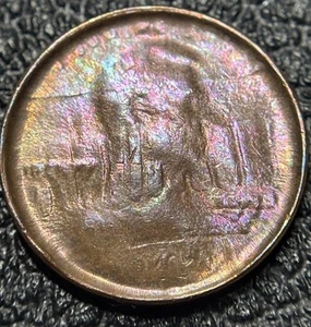 Lincoln Memorial 1 Cent 1973-d Obverse FULL BROCKAGE U.S. Mint Error!!!! - Picture 1 of 5