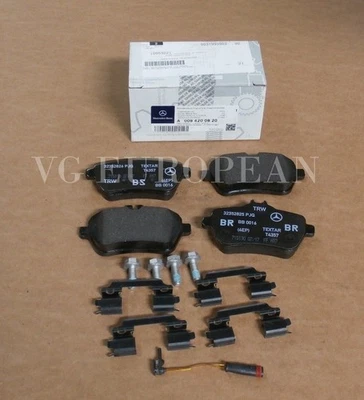 NOVO Conjunto de Pastilhas de Freio Traseiro Genuíno Mercedes W222 Classe S S550 MAYBACH S550e + SENSOR - Imagem 1 de 2