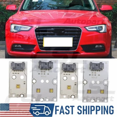 4pcs DRL Daytime Running Light LED Boards For Audi A5 S5 RS5 2013-2017 Xenon - Image 1 of 3