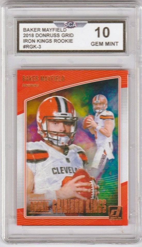 2018 PANINI GRIDIRON KINGS BAKER MAYFIELD ROOKIE CARD TAMPA BAY BUCCANEERS - Image 1 of 1