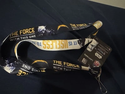 CARGADORES DE LOS ANGELES STAR WARS YODA DARTH VADER CORDÓN NFL 20"" Foto 1 de 4