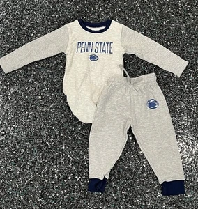 Kleinkind Wes & Willy meliert grau/marine Penn State Nittany Löwen Jie Jie lang 18M - Bild 1 von 3