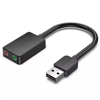  Externe Soundkarte USB Soundkarte für PC Laptop Headset4211 - Bild 1 von 4