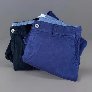 Pantalones chinos para mujer Within 14W lote de 2 pares negros azules preppy elegantes nuevos - Imagen 1 de 11