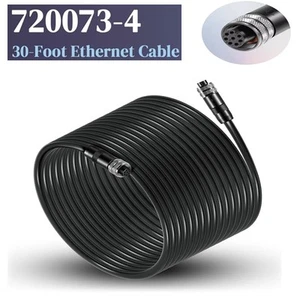 720073-4 30 Feet Ethernet Cable AS EC 30E for Humminbird,Helix, APEX, SOLIX - Afbeelding 1 van 8