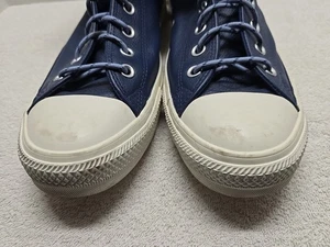 Converse (163338C) CTAS High Top Leather Shoes Navy/Indigo SIZE MEN 9/WOMEN 11  - Picture 1 of 13