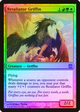 Retaliator Griffin FOIL Alara Reborn NM White Red Green Rare MTG CARD ABUGames