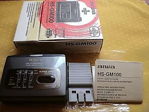 AIWA HS-GM100 WORKING - *** STEREO CASSETTE PLAYER *** NOS WALKMAN - Picture 1 of 11