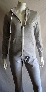 TUTA DA DONNA CON CAPPUCCIO MARCA RE DOUBLE, GRIGIO - TG. XL - Foto 1 di 4