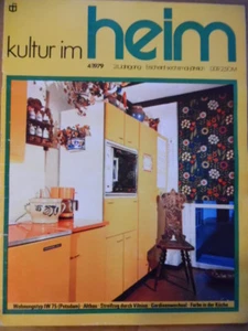 KULTUR IM HEIM 4/1979 DDR-Journal für Wohnen Möbel Einrichtung IW 75 Gardinen - Bild 1 von 1