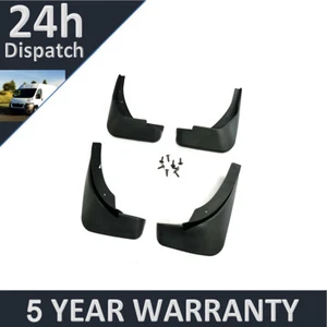 Tailored Mud Flaps Set of 4 For Audi A4 Saloon 2012-2015 Purevue - Picture 1 of 8